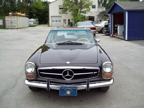 Freshly Painted Classic Mercedes
