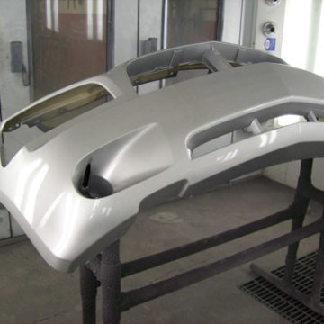 Bumper Painted before re-attaching