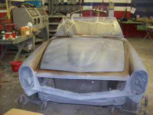 Hood Primed and Re-attached