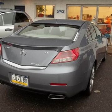 another rear view of the acura